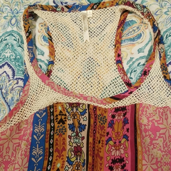 Multicolored sheer blouse - Picture 2 of 4